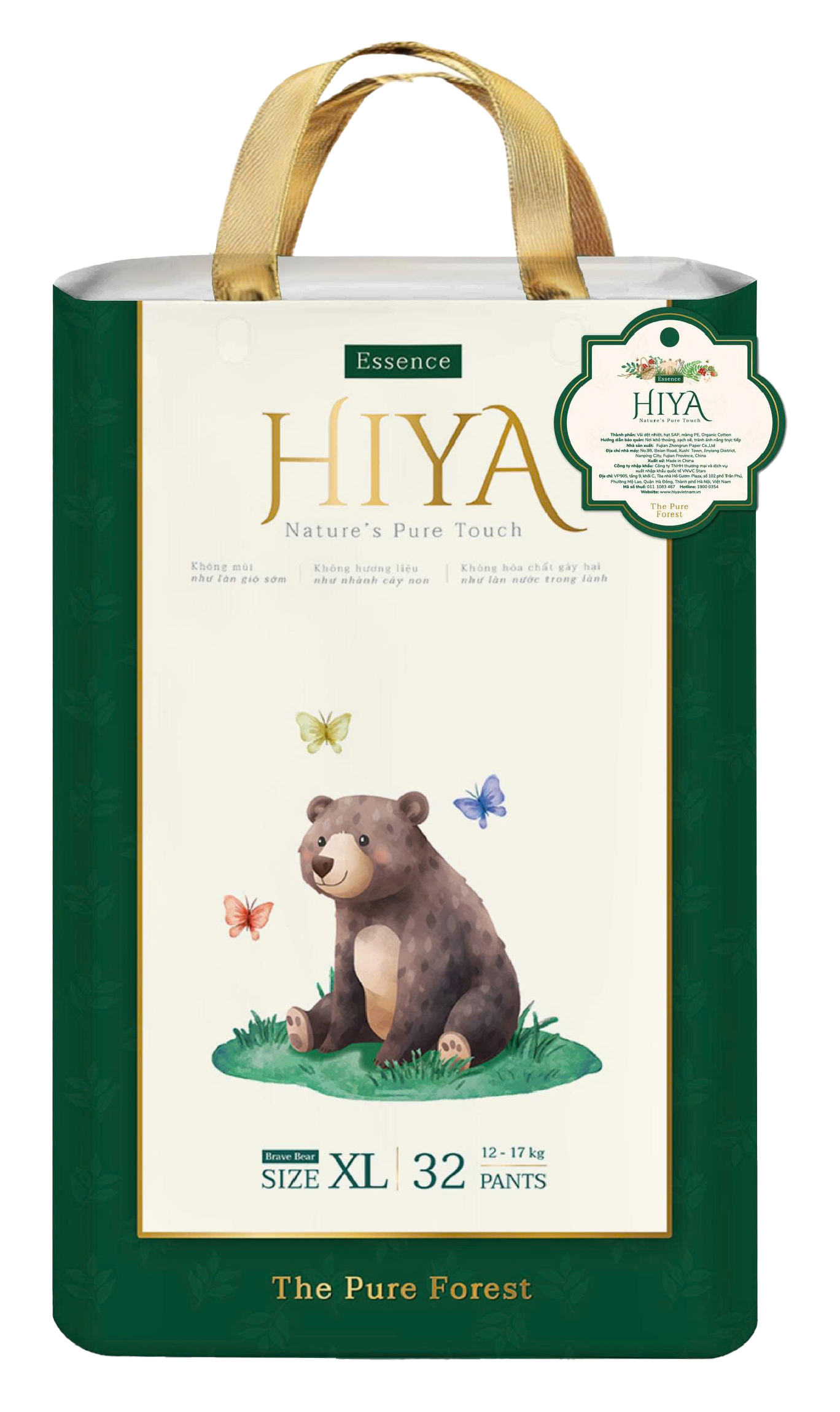 Tã-bỉm quần Hiya size XL